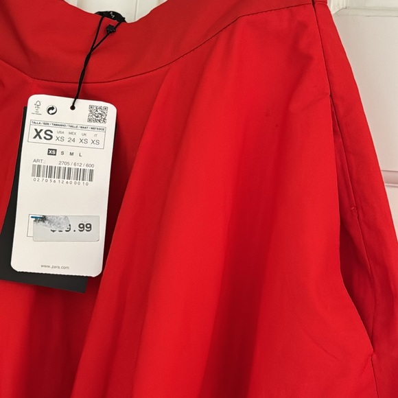 Zara red skirt, new. - Picture 3 of 4
